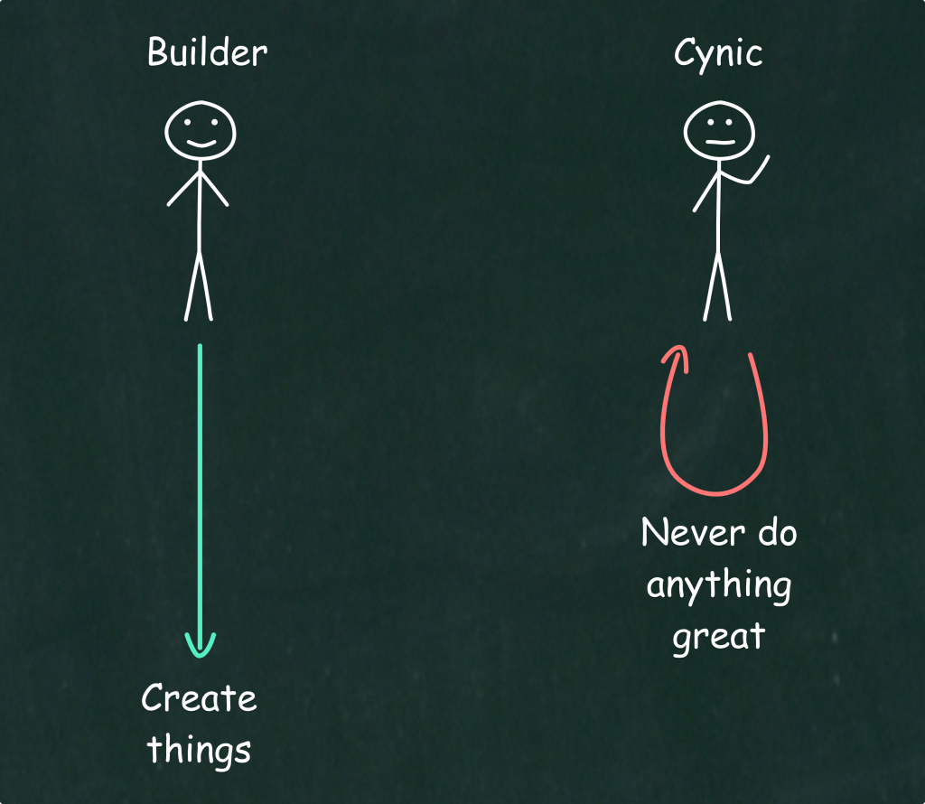 builder vs. cynic