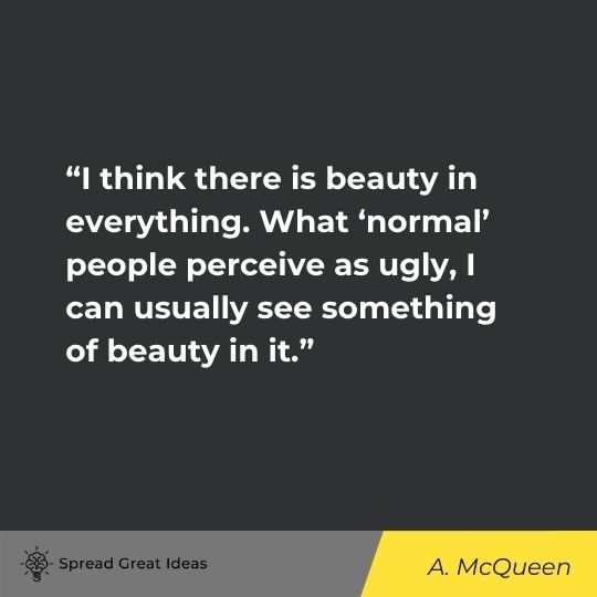 A. McQueen quote on adversity 