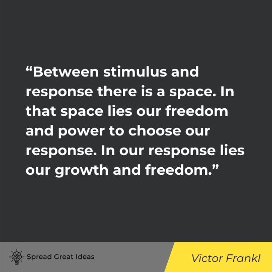 Victor Frankl quote on attitude 
