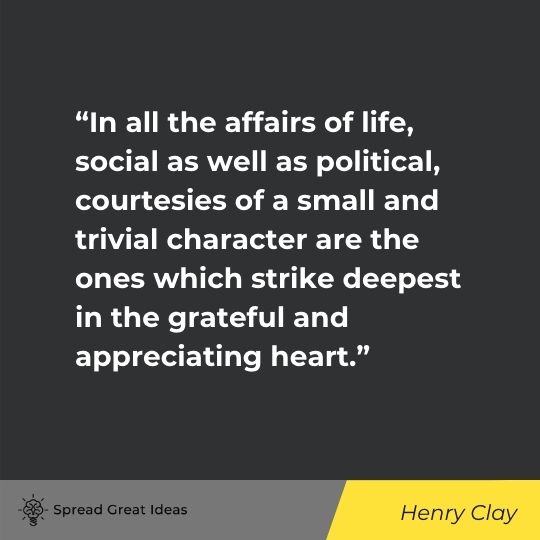 Henry Clay quote on attitude 