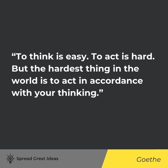 Goethe quote on autonomy
