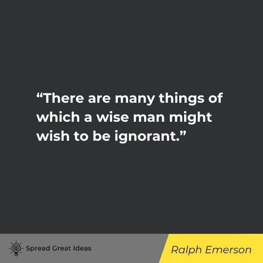 Ralph Emerson quote on communication