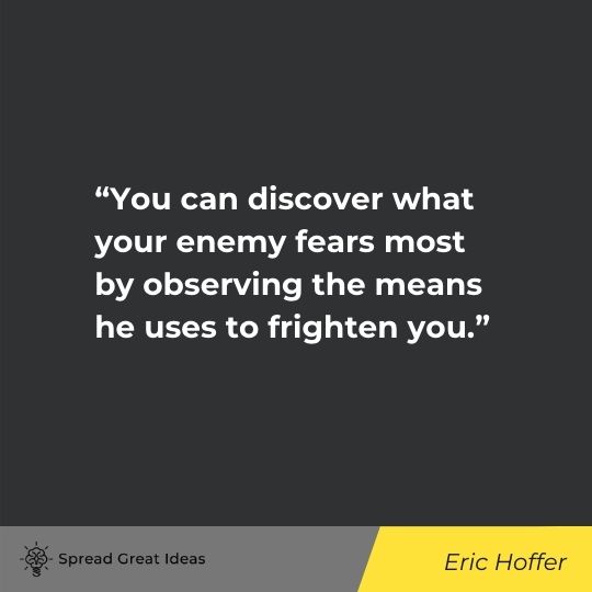 Eric Hoffer quote on critical thinking