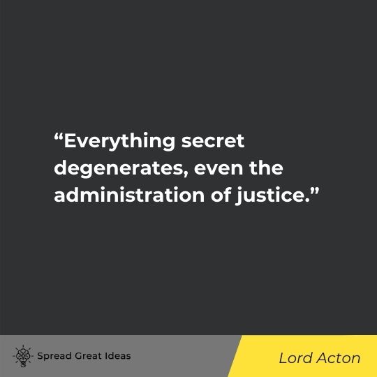 Lord Acton quote on critical thinking