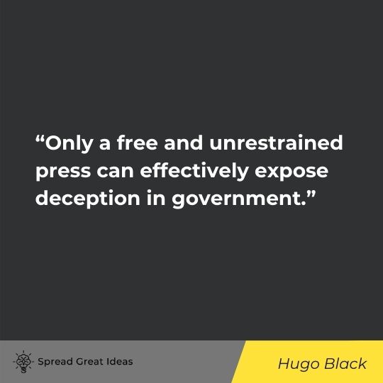 Hugo Black quote on critical thinking
