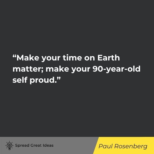 Paul Rosenberg quote on eudaimonia