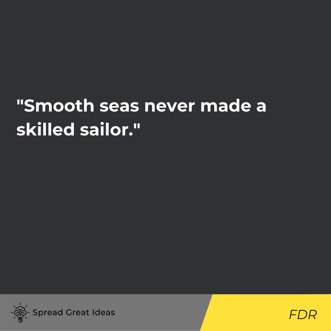 FDR quote on adversity 