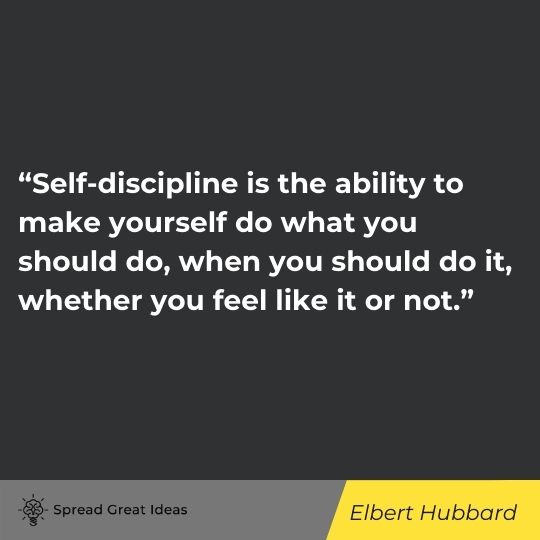 Elbert Hubbard quote on hard work