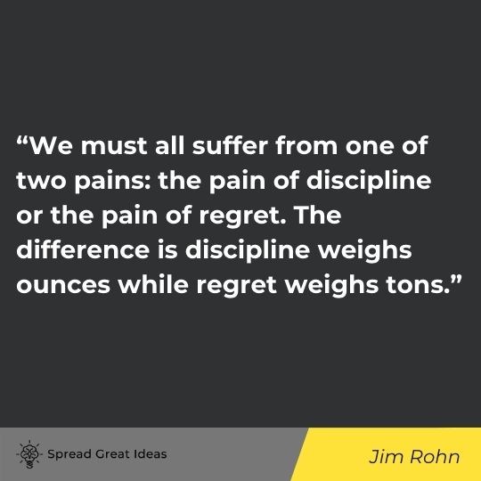 Jim Rohn quote on hard work