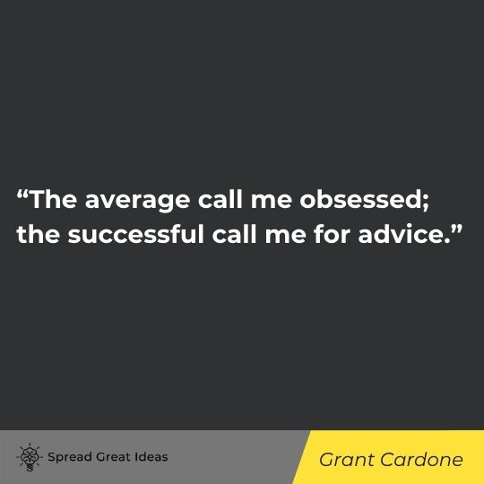 Grant Cardone quote on hard work