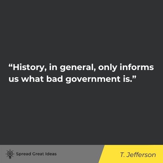 T. Jefferson quote on history