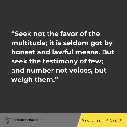 Immanuel Kant quote on honesty