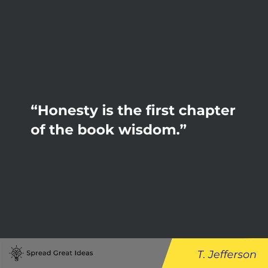 thomas jefferson quotes honesty