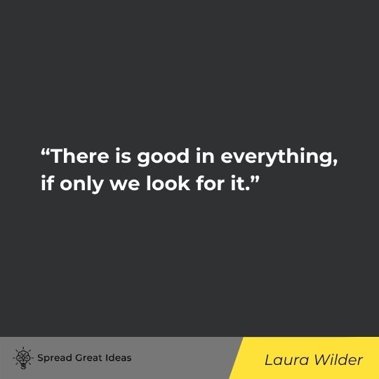 Laura Wilder quote on human nature