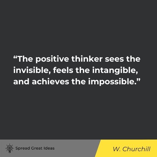 W. Churchill quote on ideas