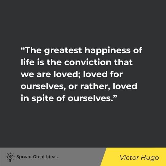 Victor Hugo quote on love