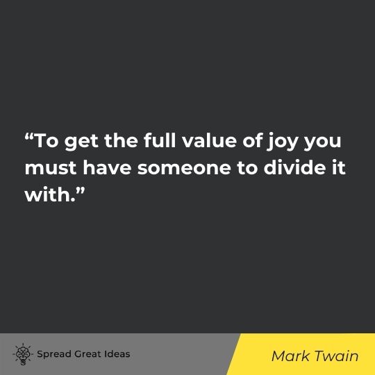 Mark Twain quote on love