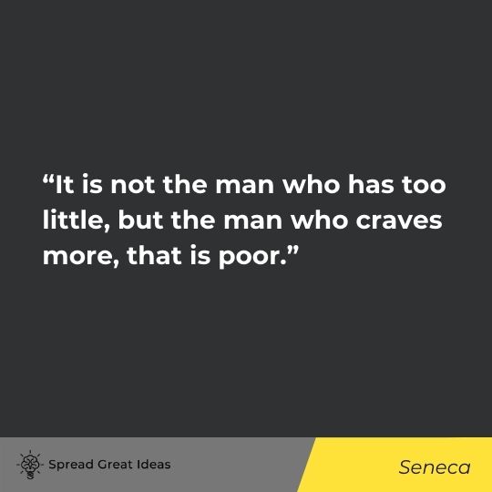 Seneca quote on measuring wealth