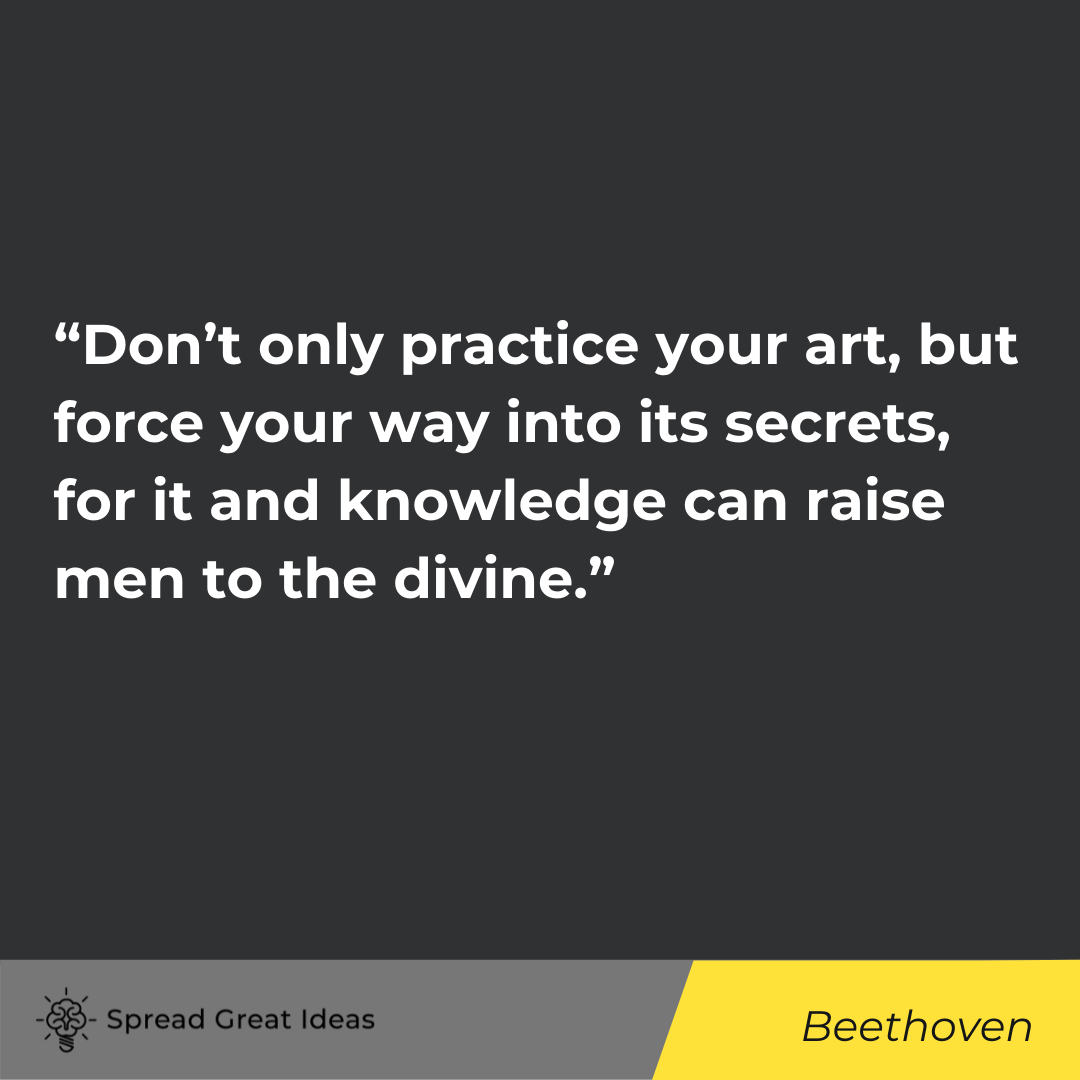Beethoven quote on education 