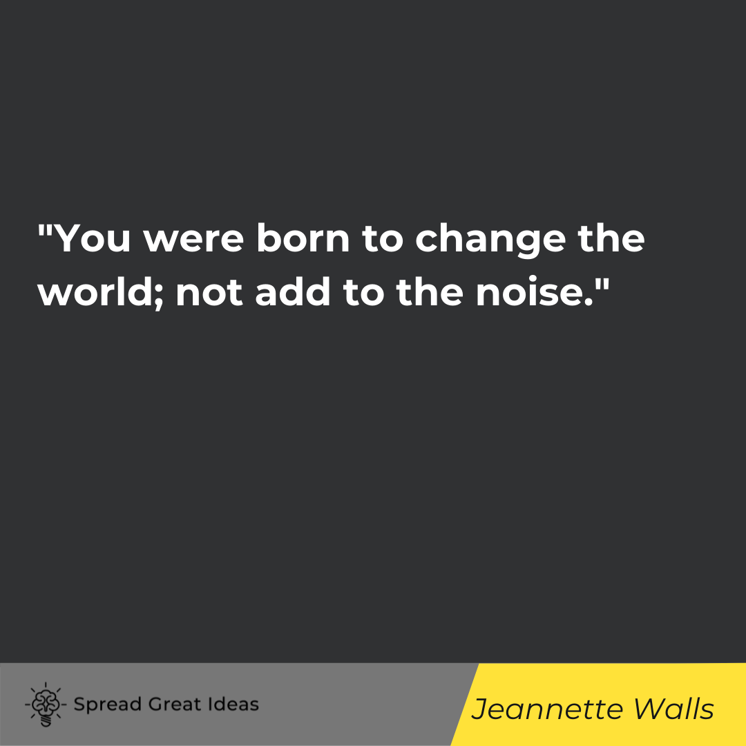 Jeannette Walls quote on focus