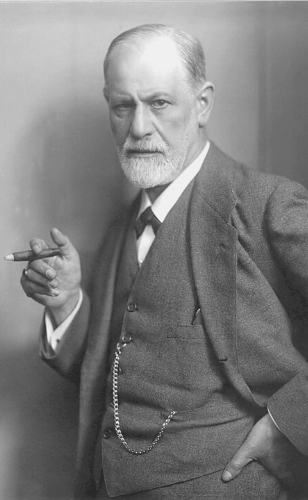 Freud smoking a cigar