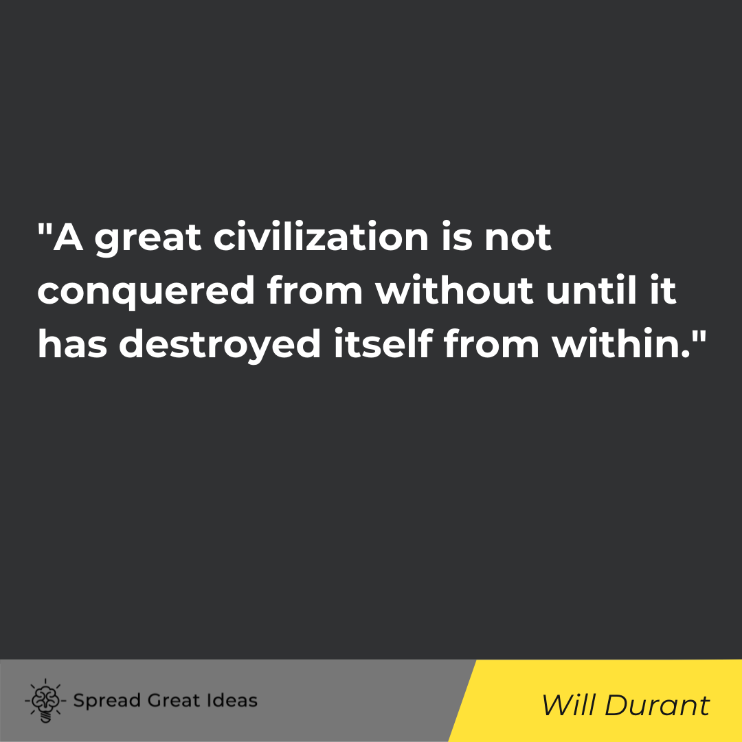 Will Durant quote on history
