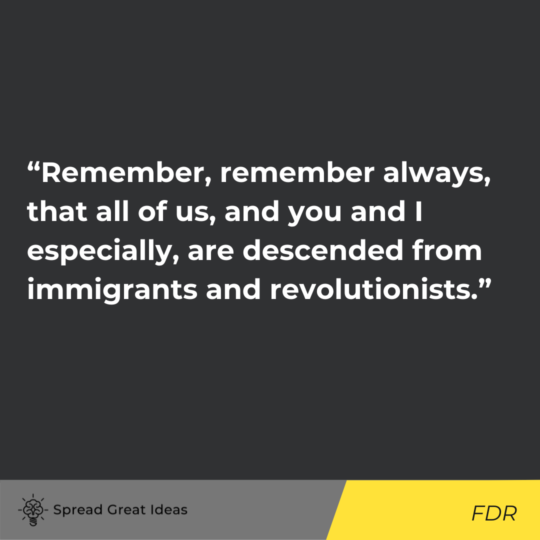 FDR quote on history