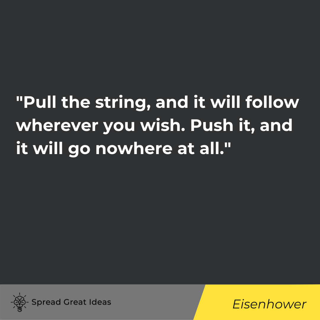 Eisenhower quote on management 