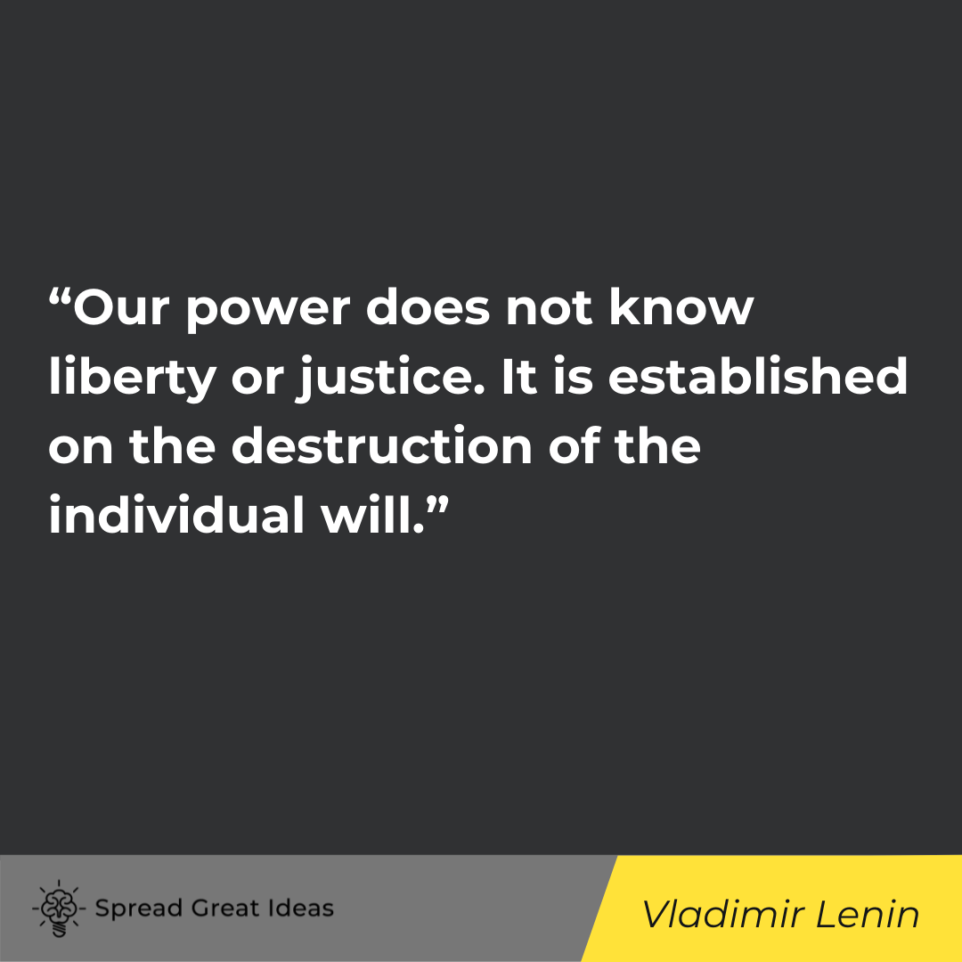 Vladimir Lenin quote on collectivism