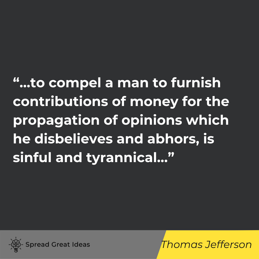 Thomas Jefferson quote on collectivism