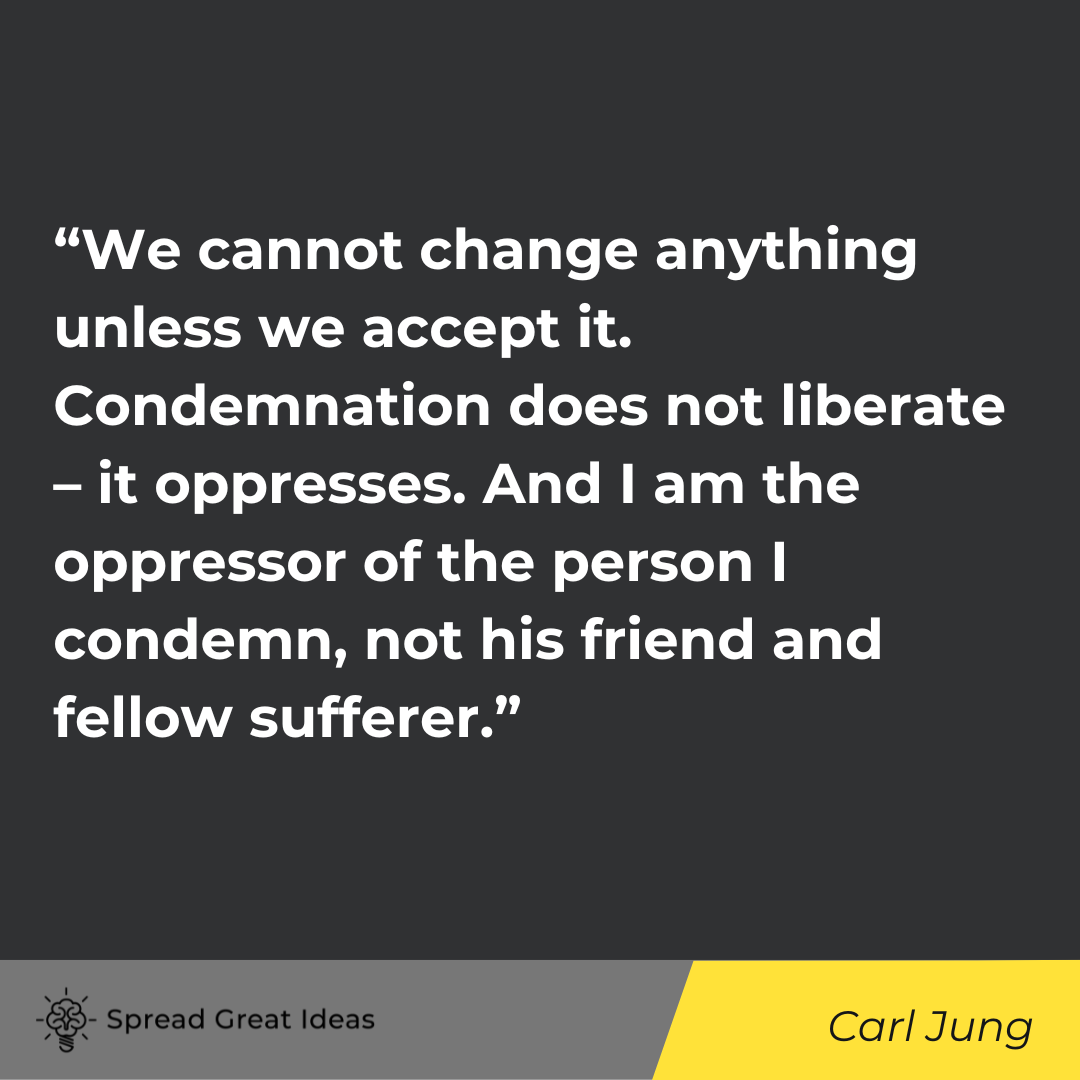 Carl Jung quote on acceptance