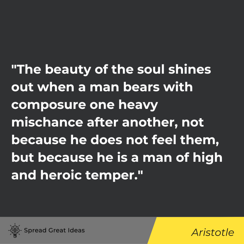 Aristotle quote on adversity