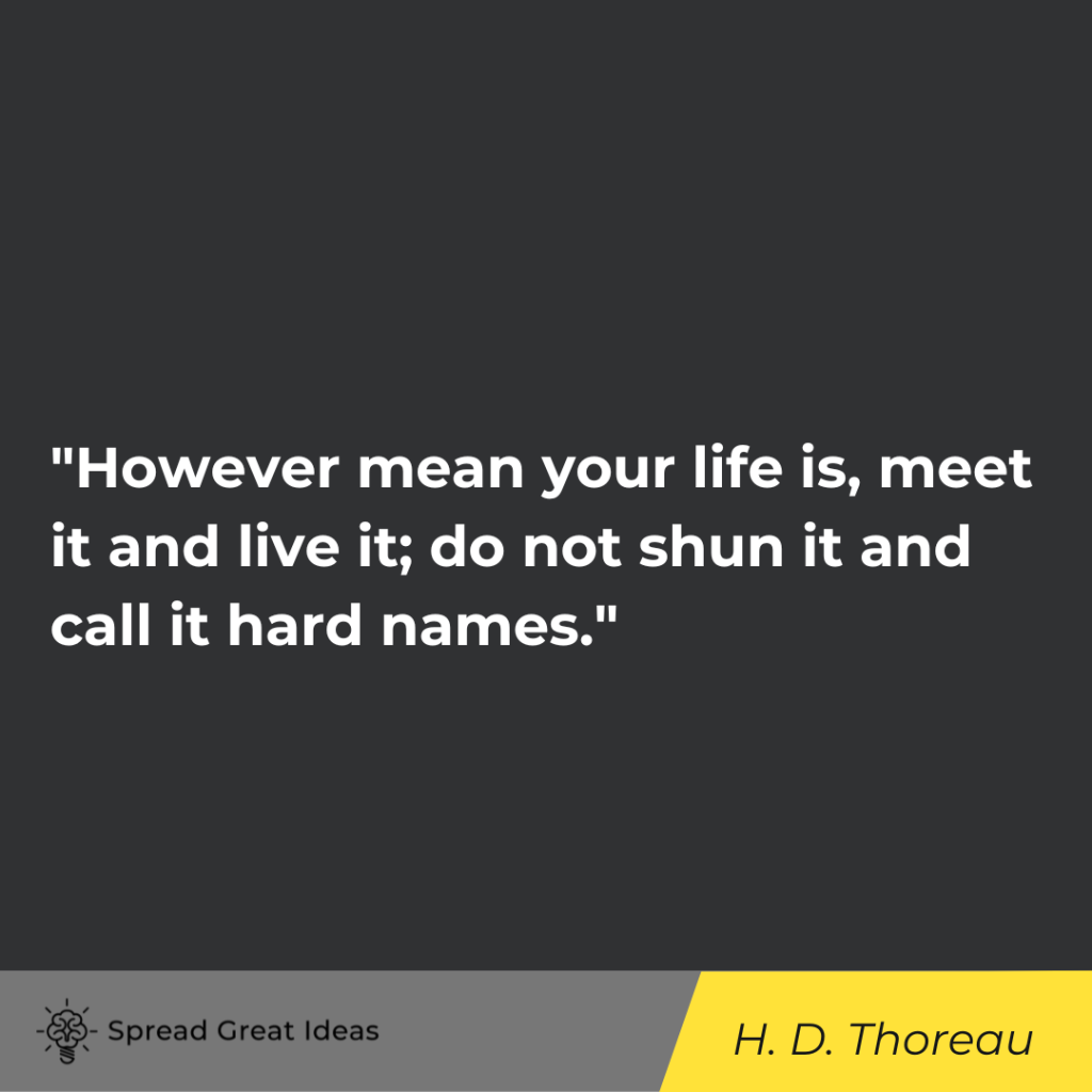 Henry David Thoreau quote on adversity