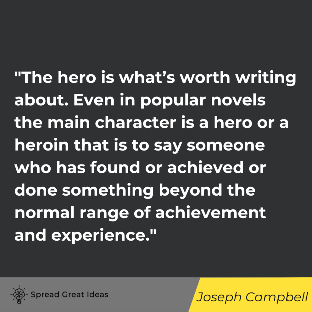 Joseph Campbell quote on adversity