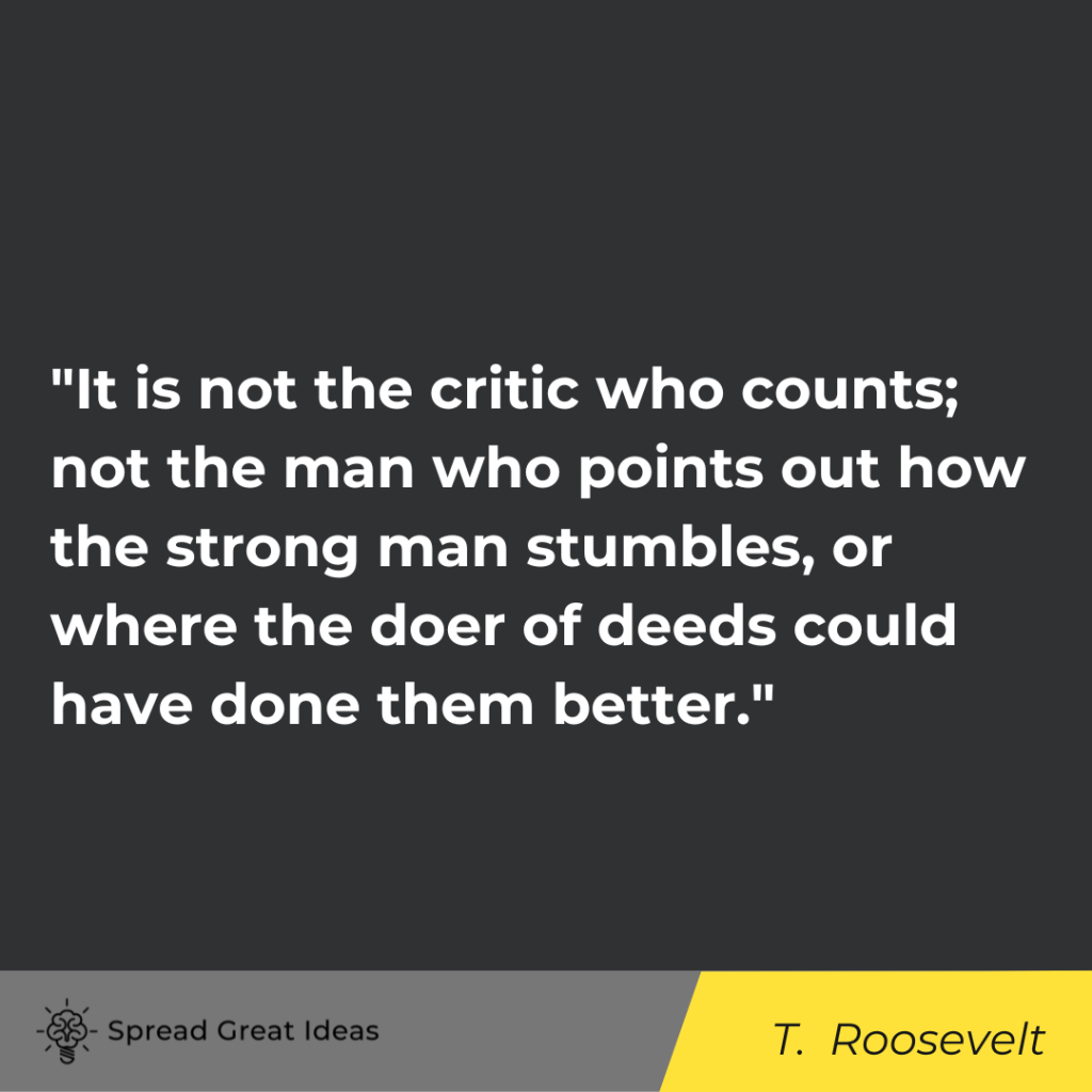 Theodore Roosevelt quote on adversity