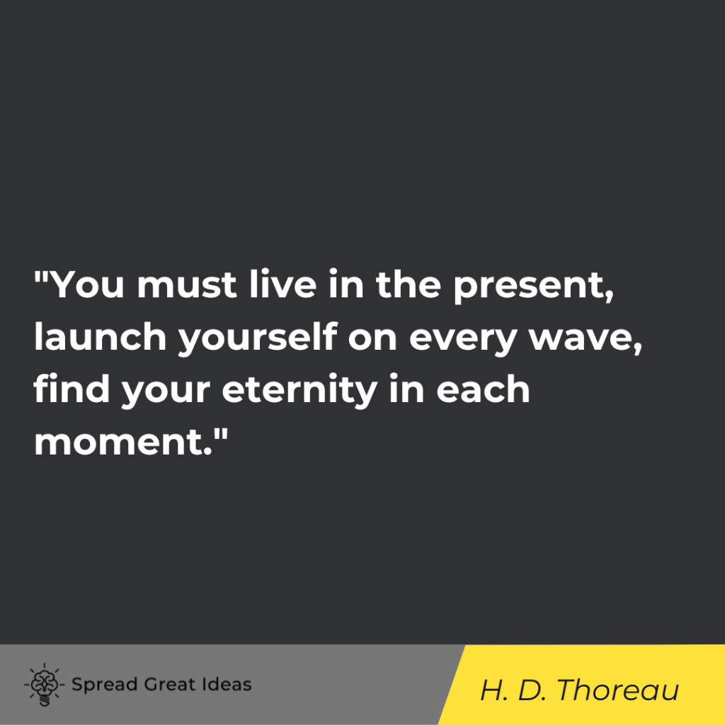 Henry David Thoreau quote on attitude 