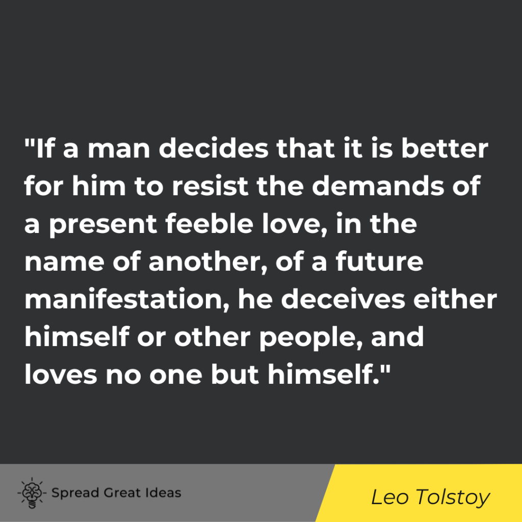 Leo Tolstoy quote on attitude