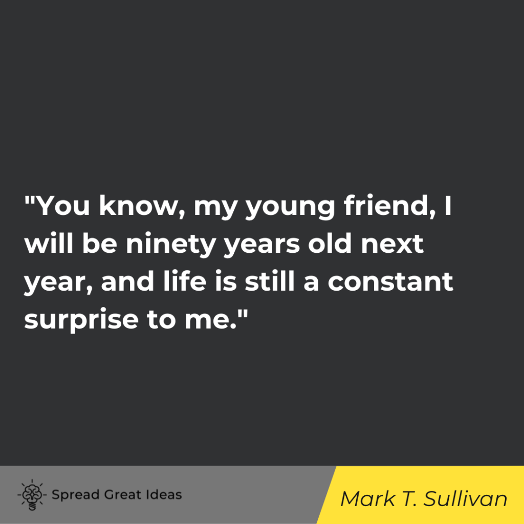 Mark T. Sullivan quote on attitude