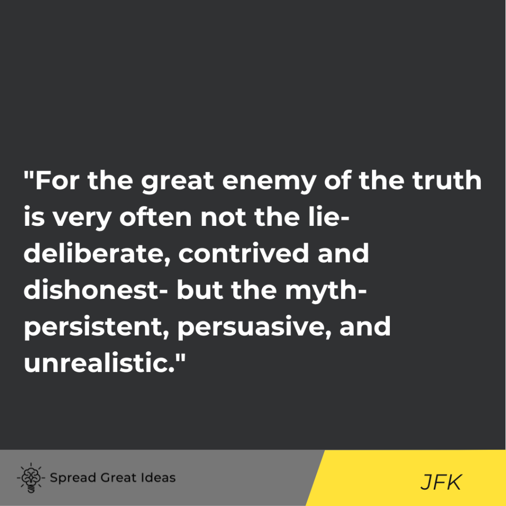 JFK quote on cognitive