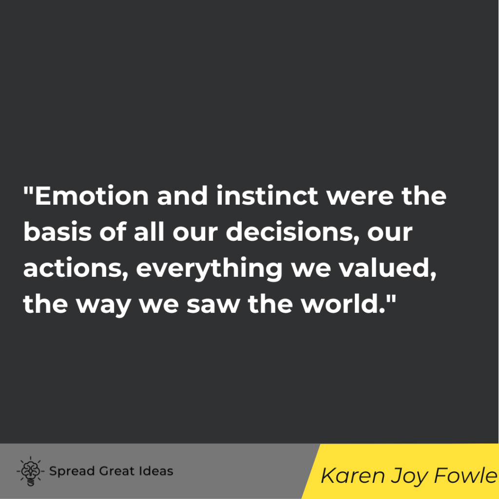 Karen Joy Fowler quote on cognitive