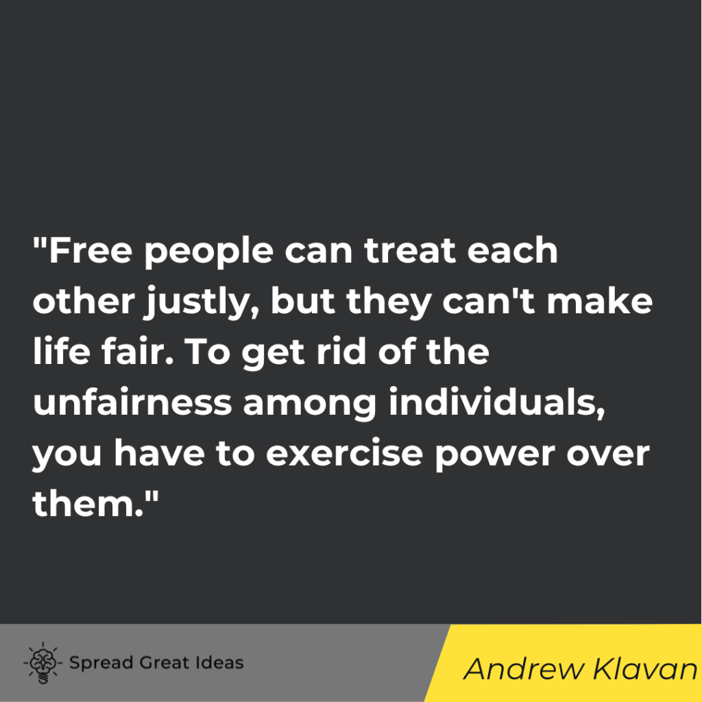 Andrew Klavan quote on collectivism