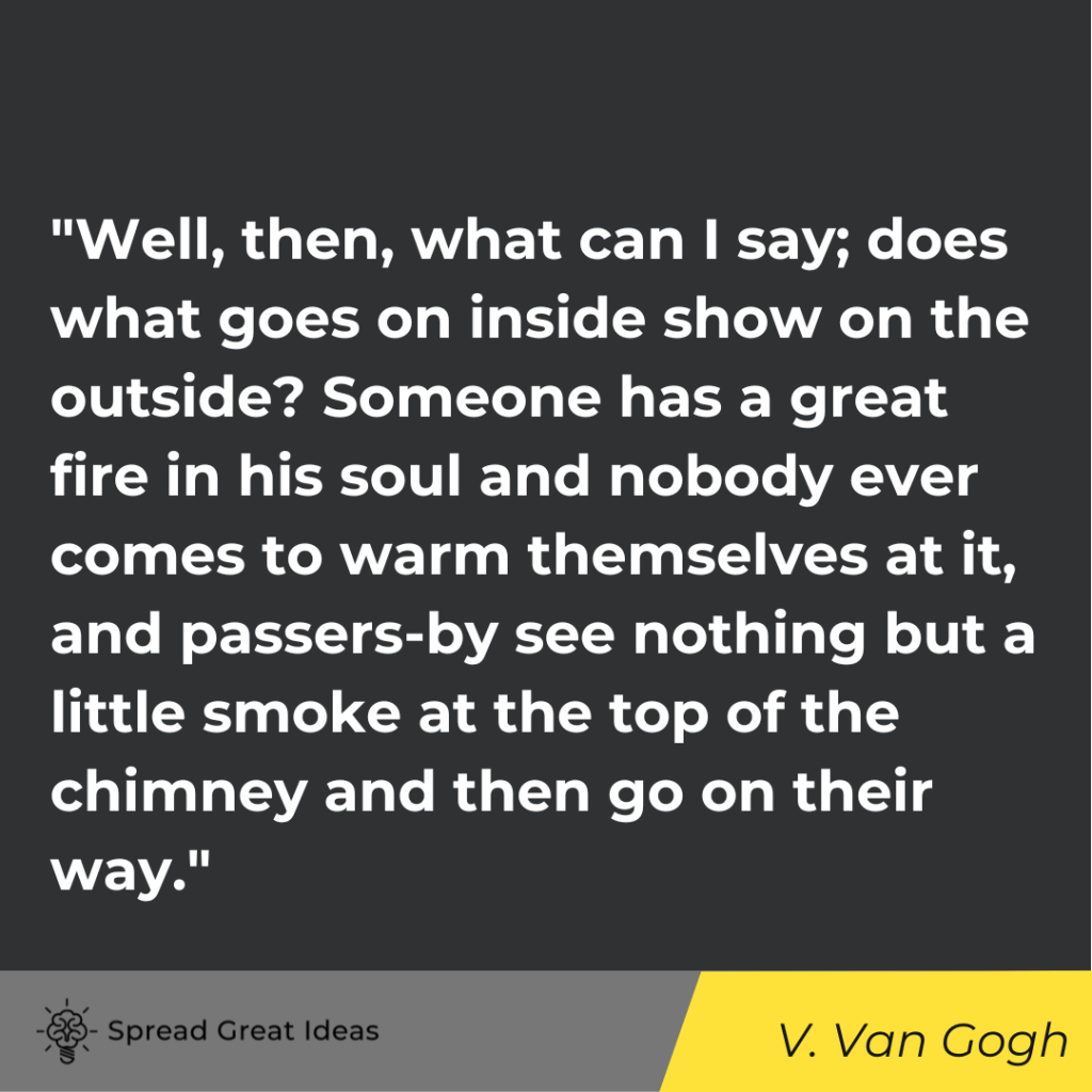 Vincent Van Gogh quote on communication