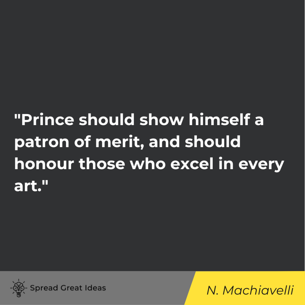 Niccolò Machiavelli quote on free market