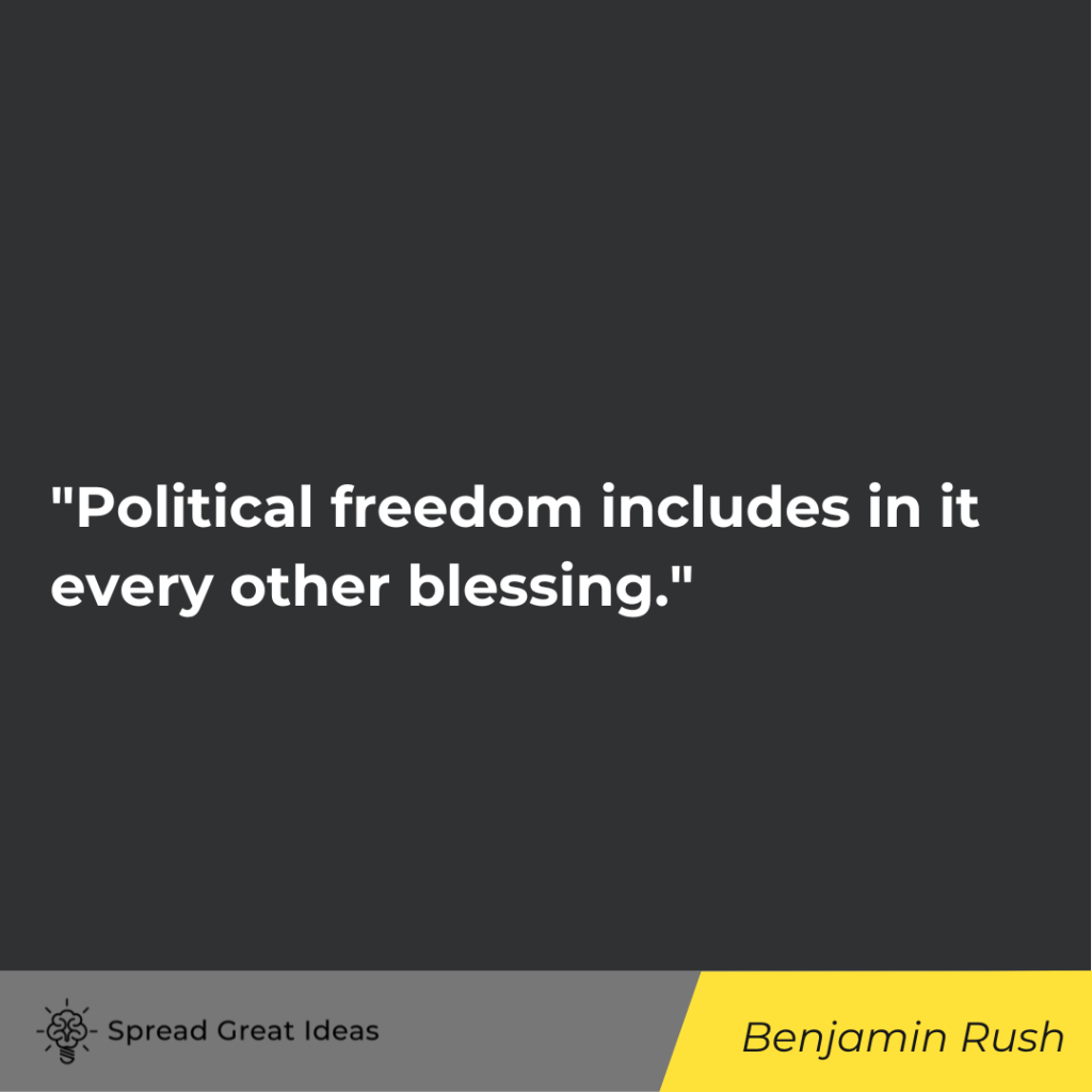 Benjamin Rush quote on history