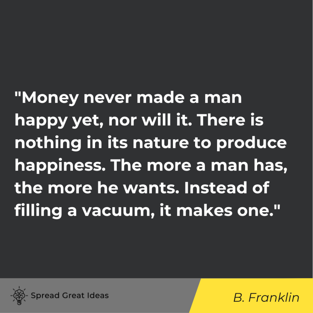 quotes about money and happiness