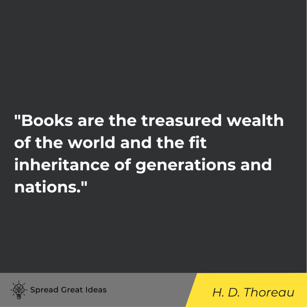 Henry David Thoreau quote on measuring wealth 