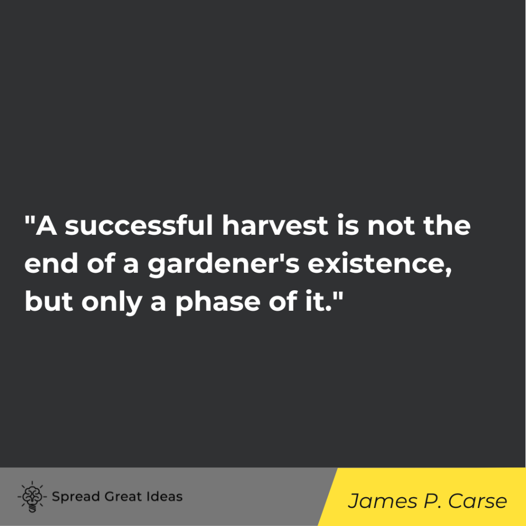 James P. Carse quote on patience