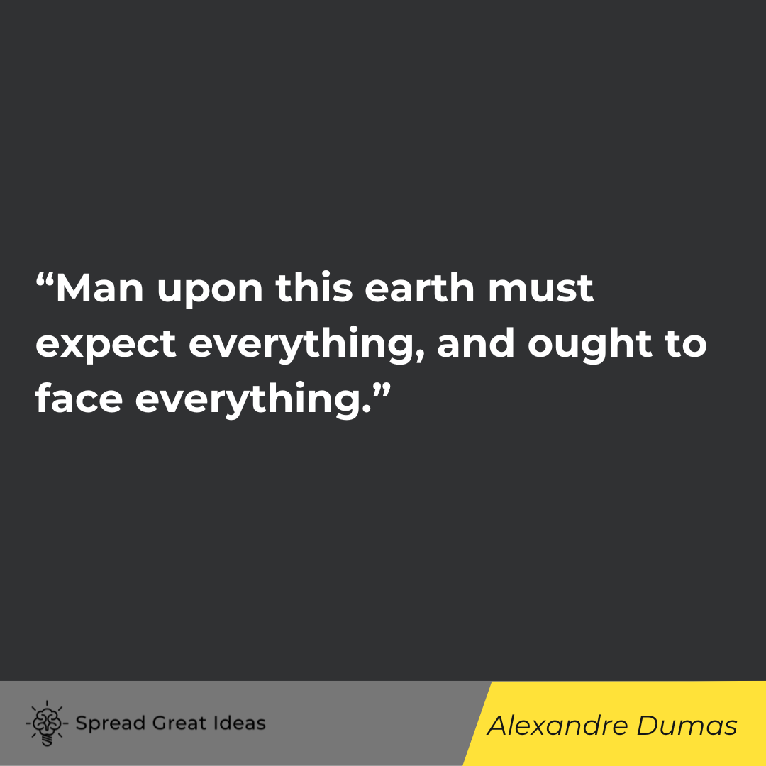 Alexandre Dumas quote on preparation