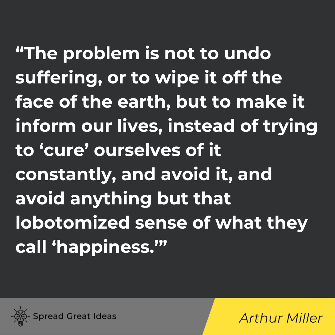 Arthur Miller quote on adversity