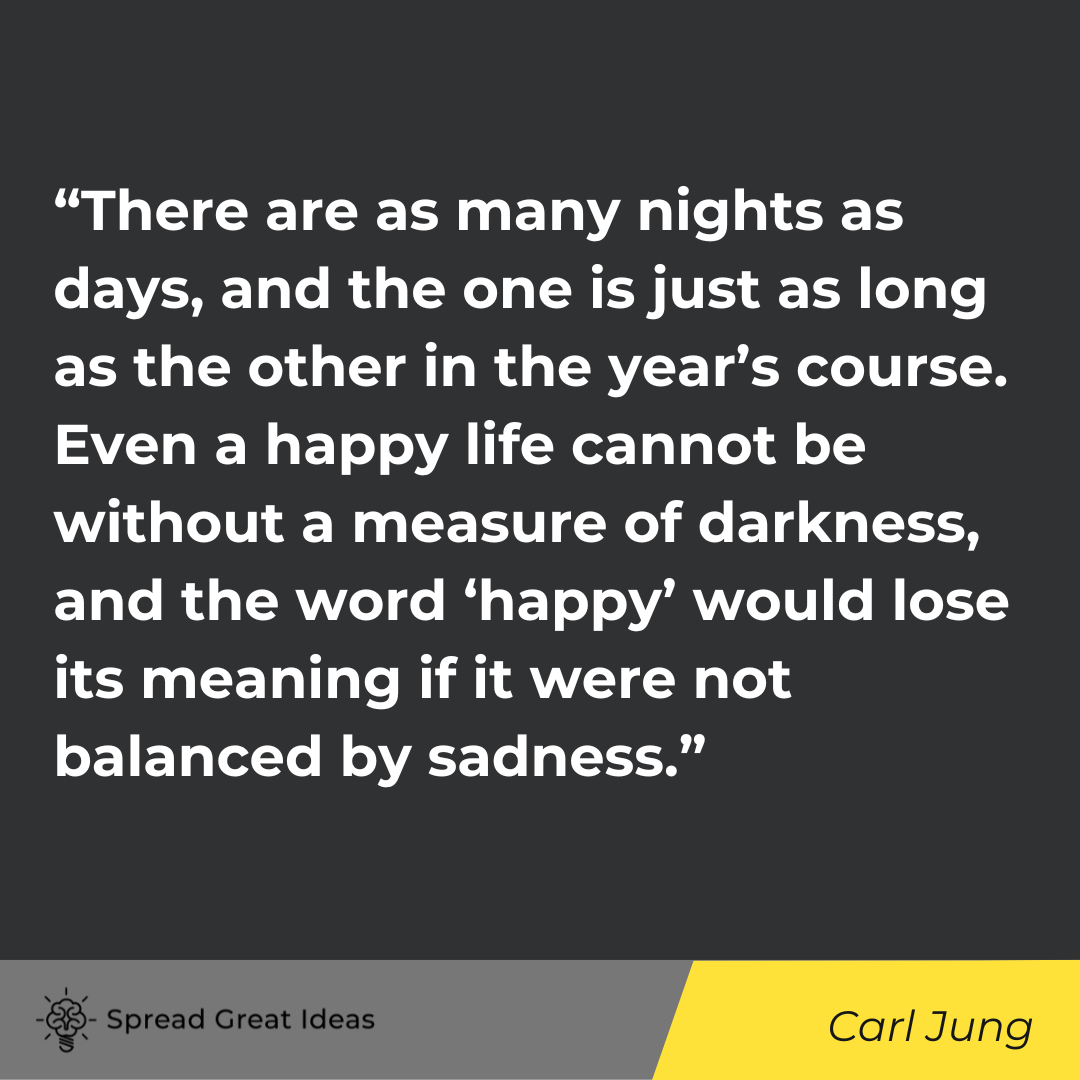 Carl Jung qoute about adversity